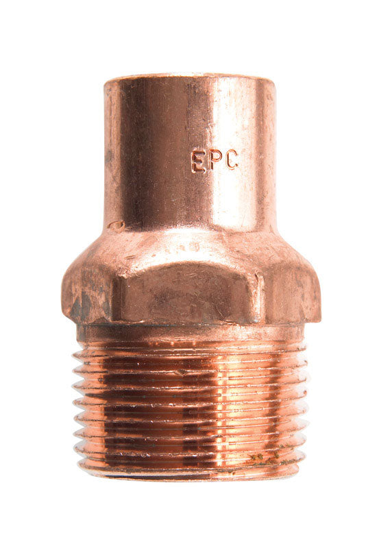 NIBCO 604R 3/4X1 C x M Adapter Wrot Copper W01250D