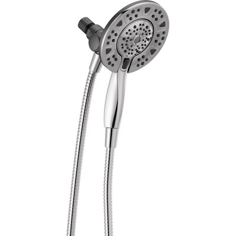 DELTA In2ition 4-Spray Dual Showerhead and Handheld Showerhead with Pause in Chrome