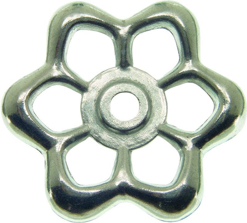 Danco 80416 Square Broach Wheel Handle, for Use with Hose Bibb Faucets, Sillcock, Stopcocks and Valves, Metal, Silver/Pewter