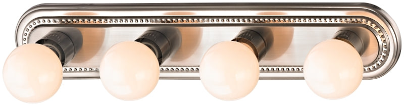 Lightbar Bath 4Lt 24In BRS Nickle