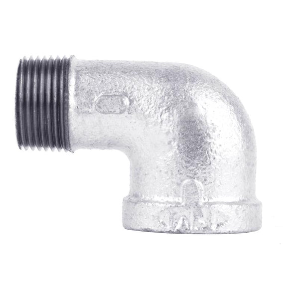 STZ Industries 1/8 in. FIP each X 1/8 in. D MIP Galvanized Malleable Iron 90 Degree Street Elbow 501909
