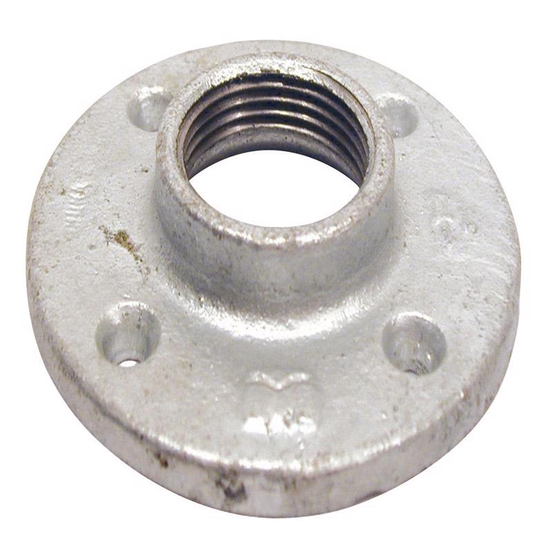 LDR 311 F-38 Galvanized Floor Flange, 3/8-Inch