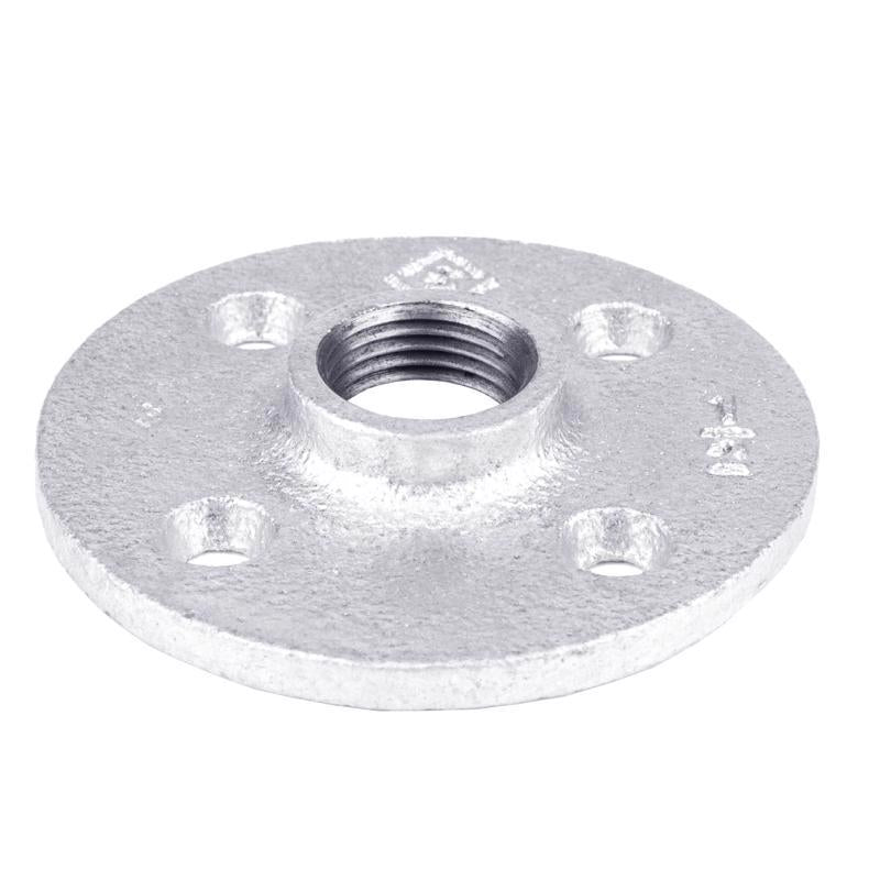 LDR 311 F-12 Galvanized Floor Flange, 1/2-Inch