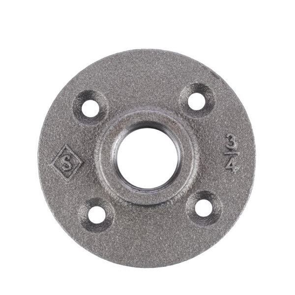 LDR Industries Floor Flange Diameter: 0.75", Finish: Black 310UPF-34