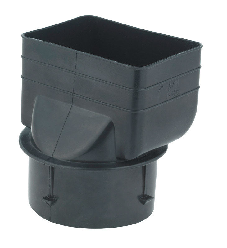 Mutual Industries Downspout Adapter, 3" x 4" x 4"