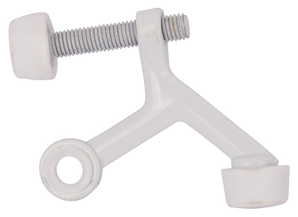 Manufacturers Direct H20-B029-PS 4077780 Hinge Pin Door Stop, Zinc Die-Cast, White