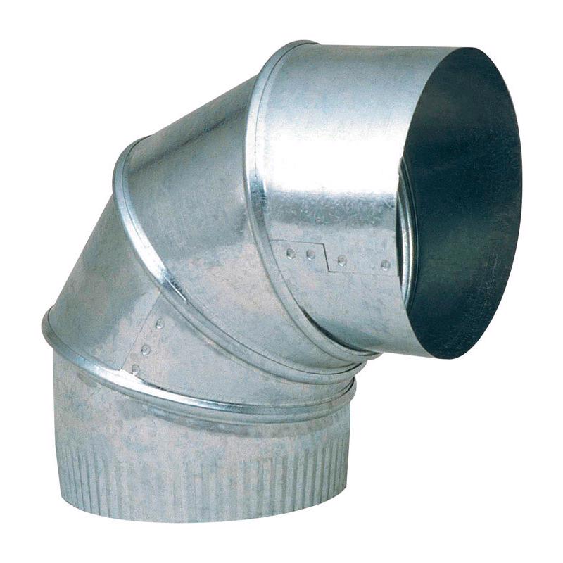 Imperial Manufacturing GIDDS-131471 4" Galvanized 90 Degree Adjustable Elbow 28 Gauge