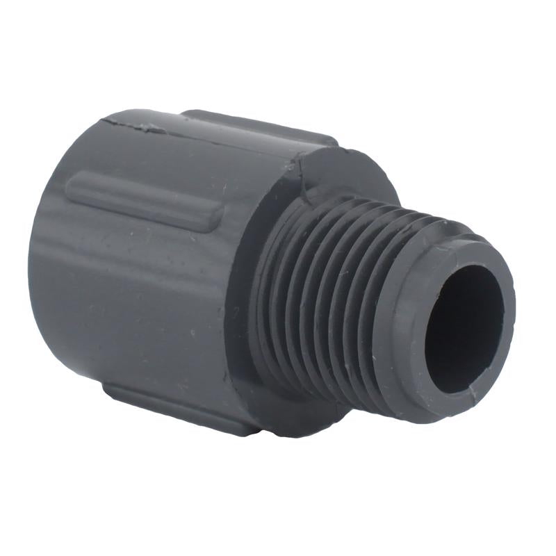 Charlotte Pipe 1/2 in. Slip x 1/2 in. Dia. MPT Pipe Adapter
