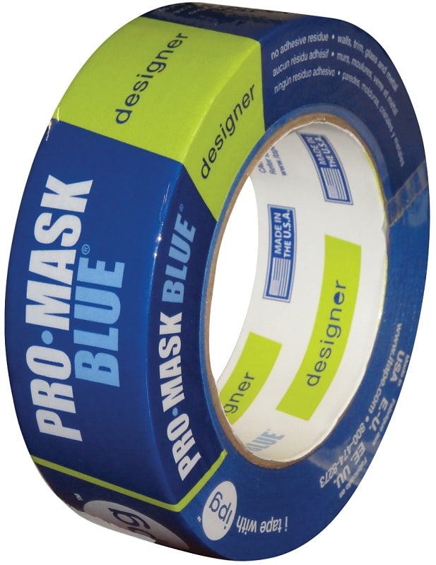 IPG ProMask Blue, 14-Day Painter's Tape, 1.41" x 60 yd, Blue, (Single Roll)