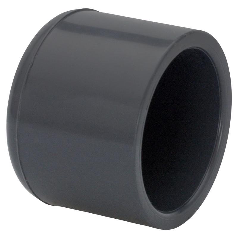 Charlotte Pipe Cap Sch 80 Pvc 2" Gray