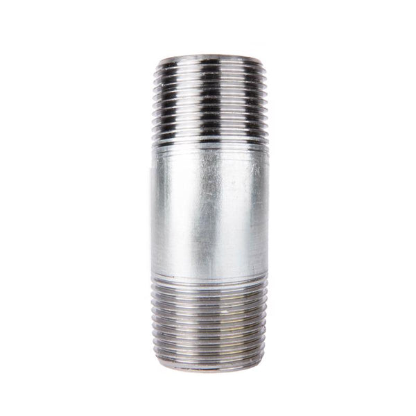STZ Industries 1-1/4 in. MIP each X 1-1/4 in. D MIP Galvanized Steel 3-1/2 in. L Nipple 301U114X312