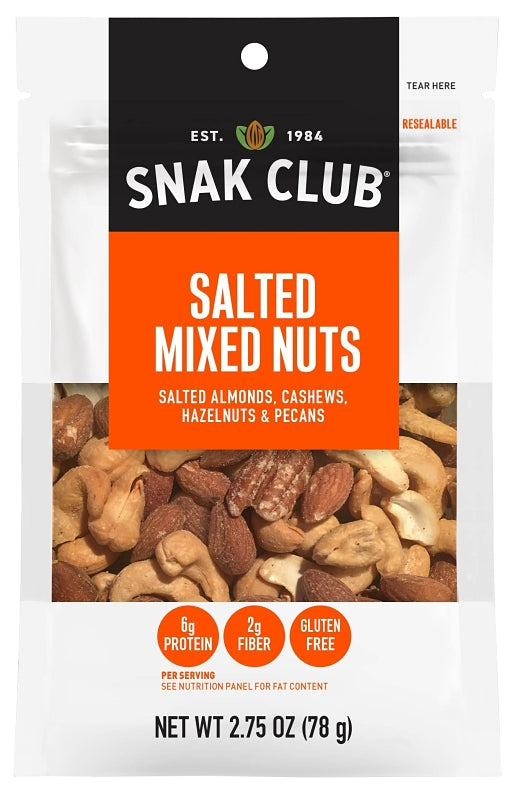Continental Concession Snack Salted Mixed Nut 2.75oz 700541 (6-Pack)