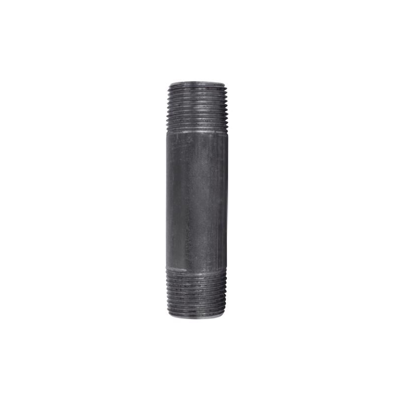LDR Industries 300 34X4 Pipe Nipple, 3/4-Inch X 4-Inch, Black (5-Pack)