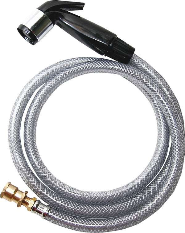 Plumb Pak PP815-4 Sink Sprayer, 53 in L, Plastic, Black