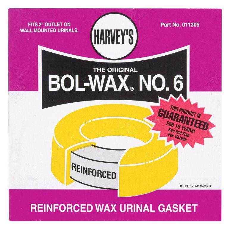 LASCO 04-3324 Gasket Urinal BOL Wax#6 by HARVEY'S MfrPartNo 011305, No Size, No Color