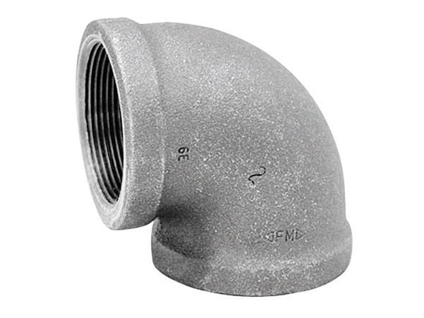 Anvil 1 in. FPT x 1 in. Dia. FPT Galvanized Malleable Iron Elbow 8700124251