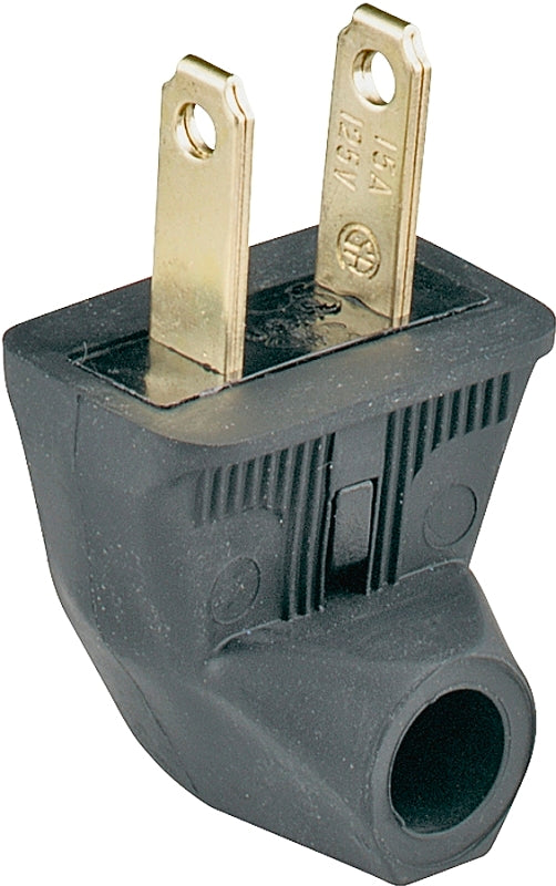 Flat Rubber Cap Side Outlet Cord Plug