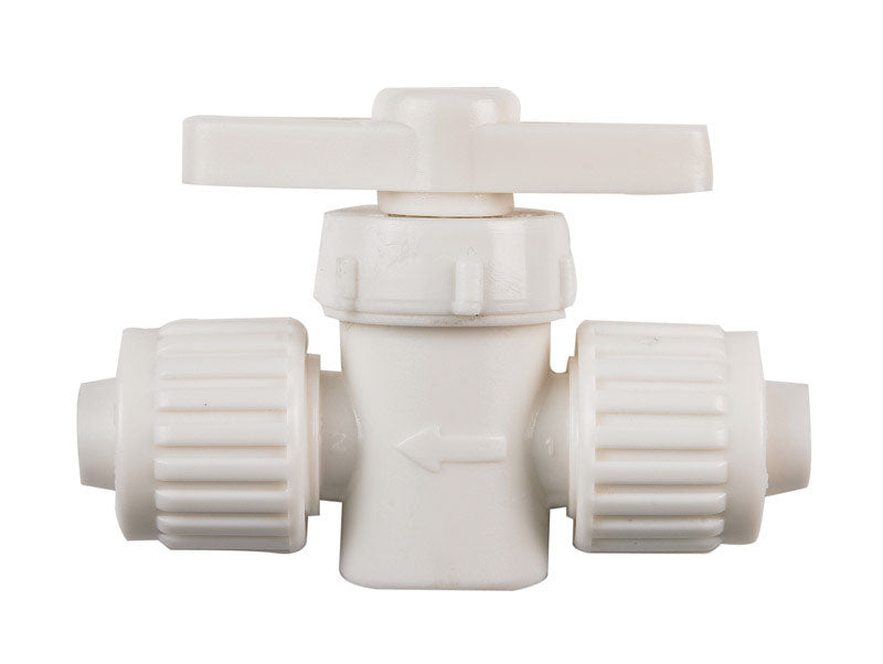 Flair-It Sales 16880 Plastic Straight Stop Valve, 0.5' Size