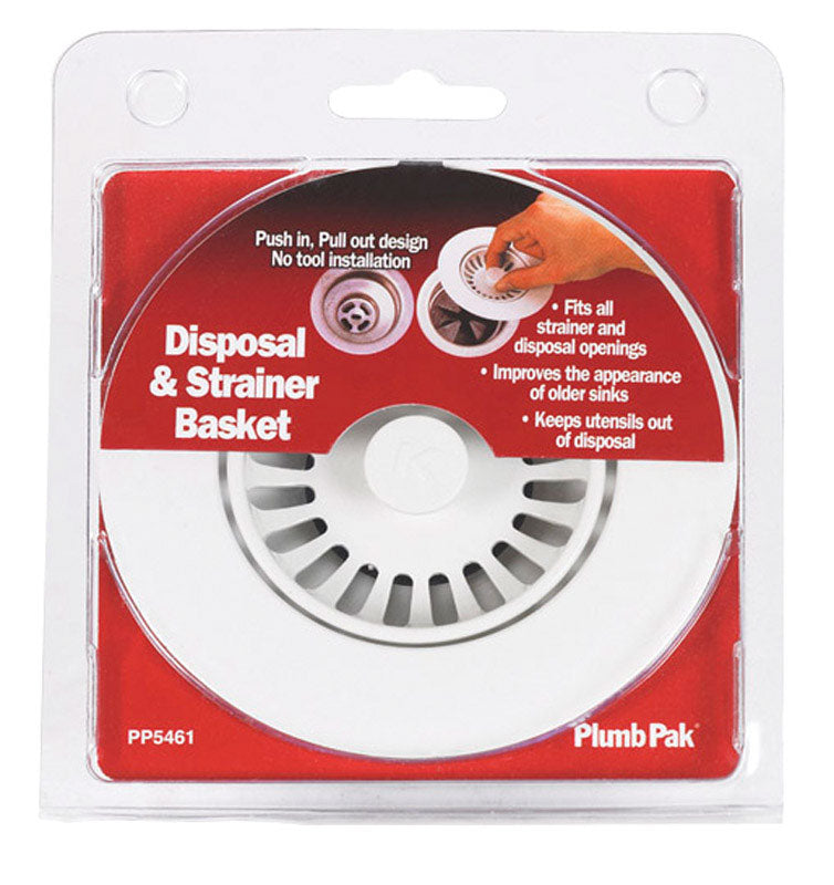 Plumb Pak K5461 Stopper Sink Drain, No Size, White