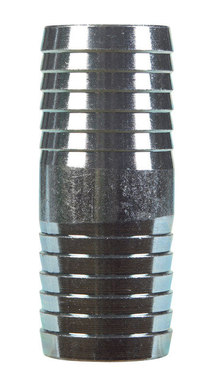 Stz Industries B&K BK Products 1-1/4 in. Barb x 1-1/4 in. Dia. Barb Galvanized Steel Coupling - Total Qty: 1 FIMCO-114