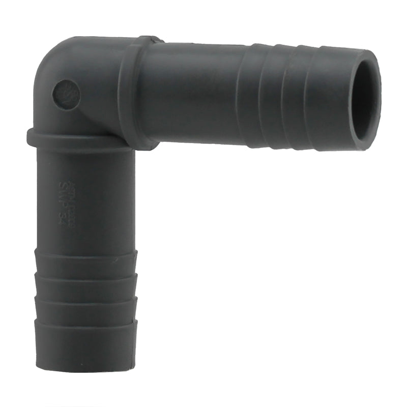Plastic Pipe Fitting Insert Elbow, 3/4-In.