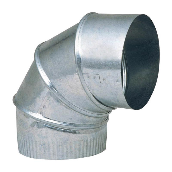 United States Hdw Imperial Manufacturing 6 in. Dia. x 6 in. Dia. Adjustable 90 deg. Galvanized Steel Elbow Exhaust GV0293-C