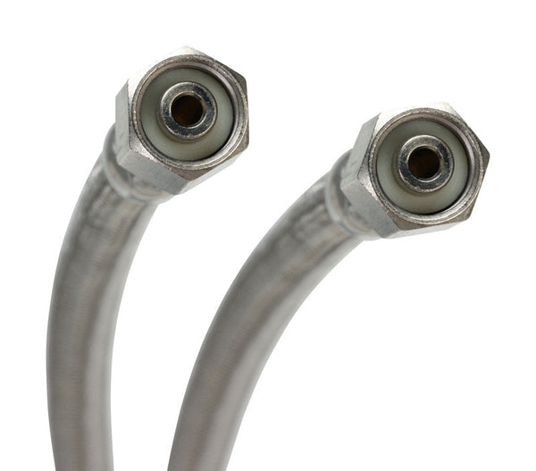 Fluidmaster Ice Maker Connector Braided, Stainless Steel 12IM72 (2-Pack)
