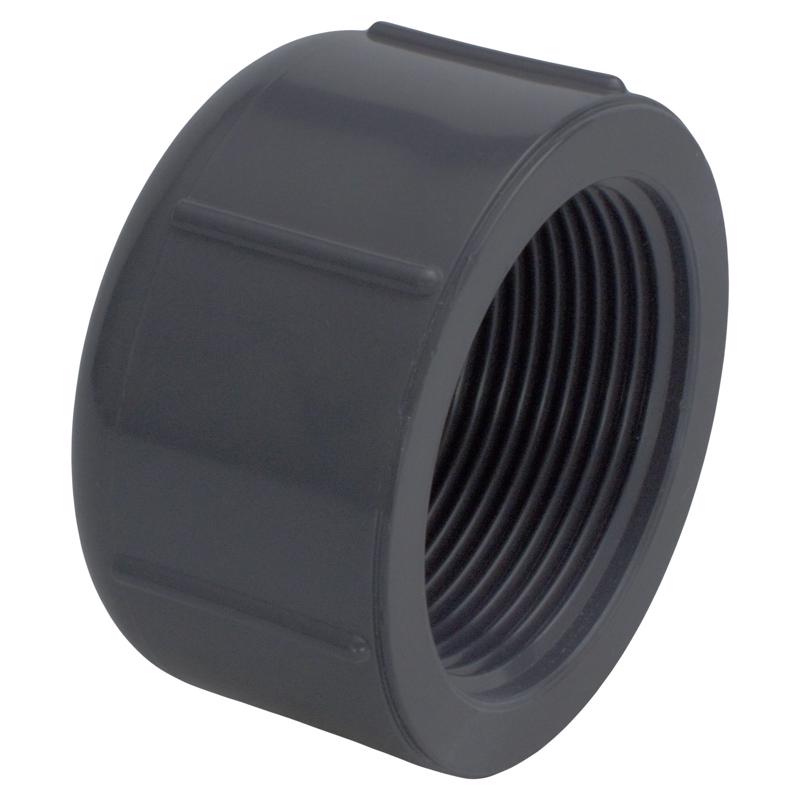 CHARLOTTE PIPE & FOUNDRY PVC 08117 1000HA 1/2" PVC Sch80 FPT Cap