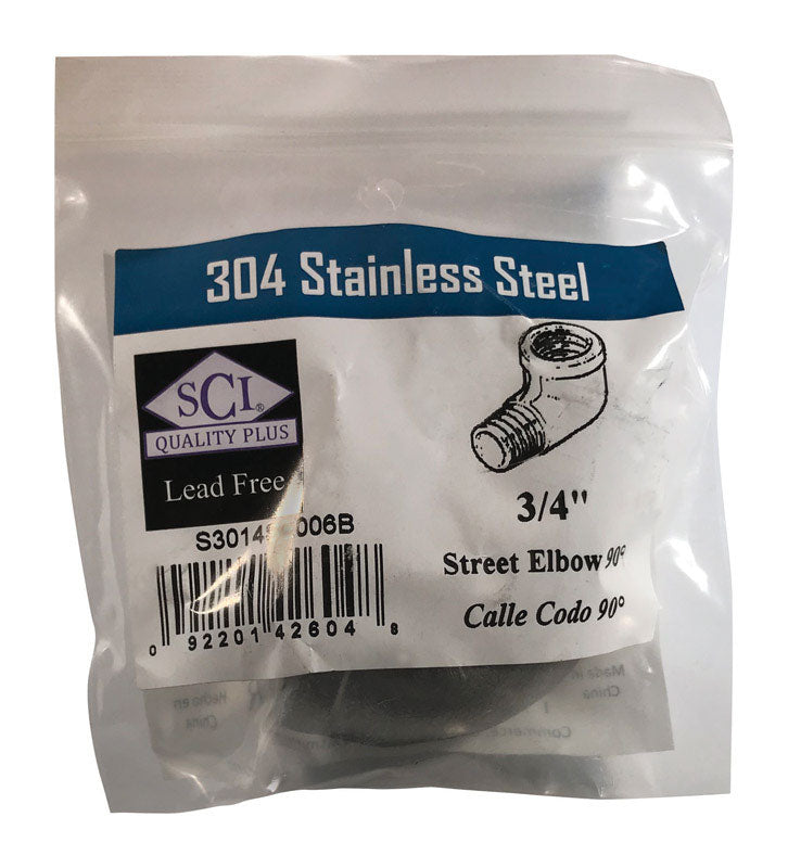 Smith-Cooper International Street Elbow 90 3/4" SS