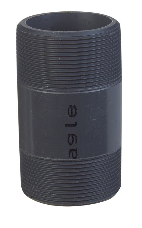 Mueller B & K B & K Pvc Nipple 2 '' X 4 '' Gray Schedule 80 408-040