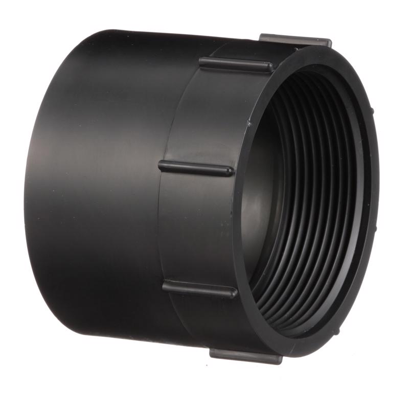 Charlotte Pipe 3 in. Hub x 3 in. Dia. FPT Pipe Adapter