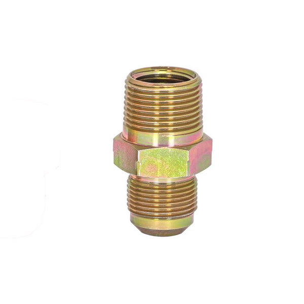 Eastman 1/2 Inch OD Flare x 3/4 Inch MIP Gas Fitting Adapter for Natural Gas and Liquid Propane, Zinc Plated Steel, 62740B