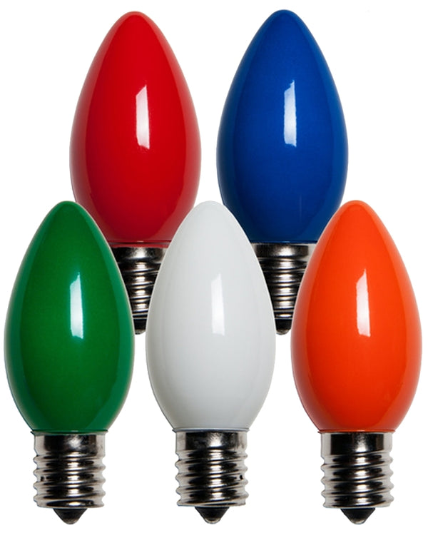 Santas Forest 19590 Christmas Replacement Multi-Color C9-Bulb, 25 Count