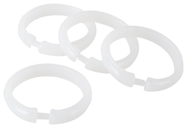 Homebasix SD-ORING-F3L 12 Piece Shower Curtain O-Ring44; Frosted