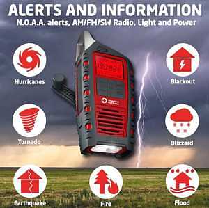 Eton Odyssey Adventure Hand Crank NOAA Weather Radio, All Band Emergency Radio, AM/FM Shortwave Storm, Bluetooth, Phone Charger, RDS, Solar, Multi-Function Flashlight, Camping, Hiking