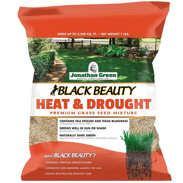 Jonathan Green Black Beauty Heat & Drought Resistant Grass Seed - 7 lb 10511