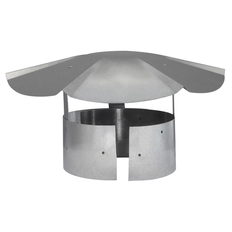 Imperial Manufacturing Rain Cap Adjustable 8'' - 9'' Galvanized Steel