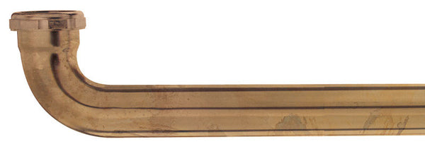 Plumb-Pak Keeney 1-1/2 in. Dia. x 11-1/2 in. L Brass Waste Arm 2519RBK