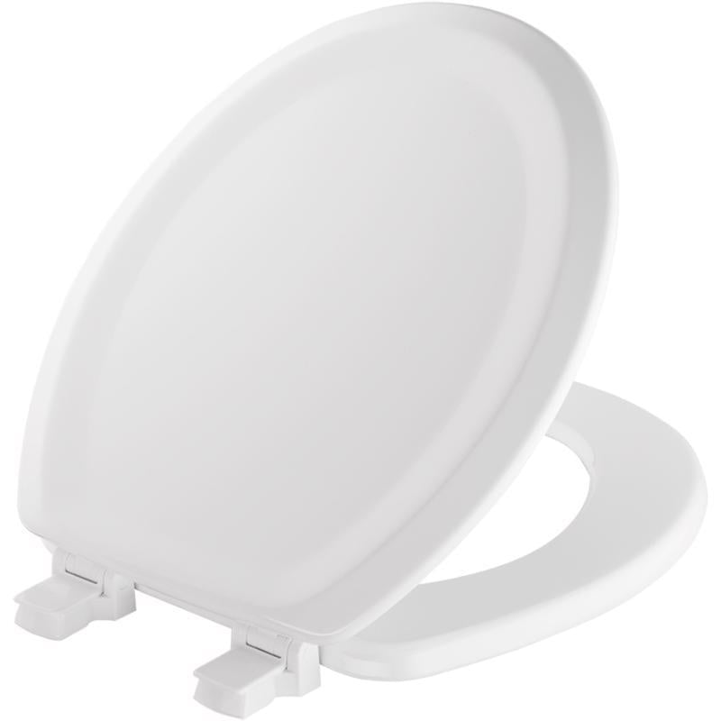 Mayfair Sculpted Toilet Seat Molded Durable Multi Coat Enamel White