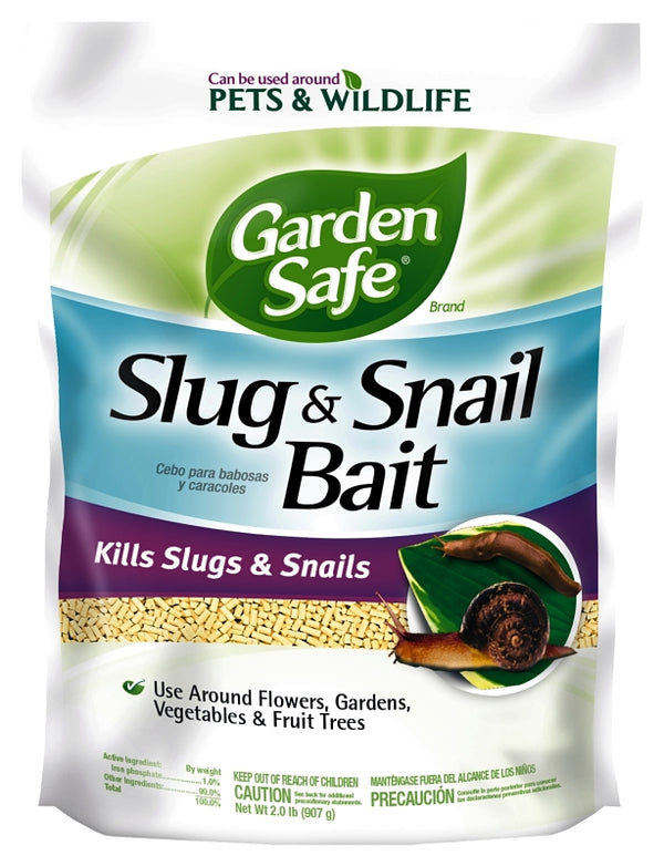 Garden Safe HG-4536 Slug & Snail Bait Light Brown