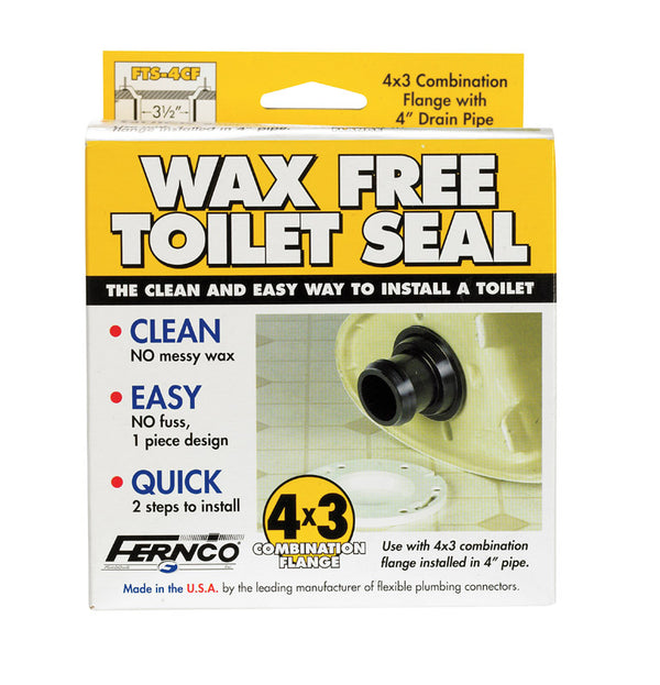 Fernco FTS-4CF 3" x 4 " Wax Free Toilet Seal