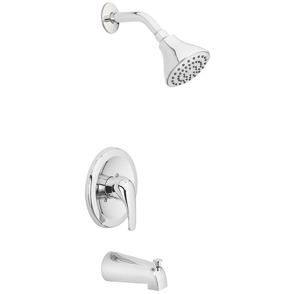 OAKBROOK Coastal Tub & Shower Faucet One Handle Chrome 874X-5001