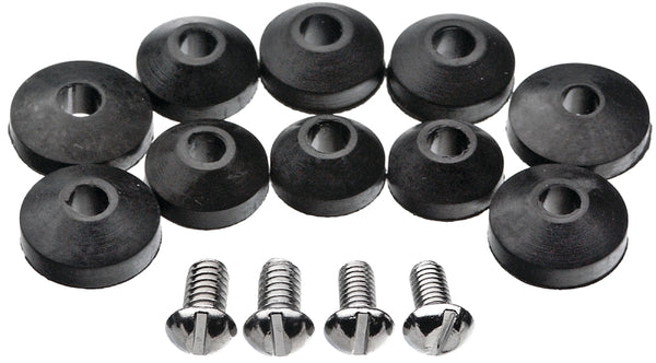 Danco 80789 Beveled Faucet Washer Assortment, Neoprene Rubber, Black