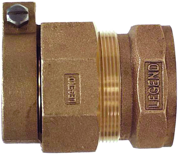 Standard Plumbing Supply 313-274NL LEGEND VALVE AND FITTING T-4305 No Lead Copper Tube Size Pack Joint with Female Iron Pipe Water Service Coupling Socket, 3/4"