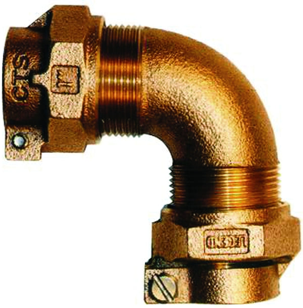 LEGEND VALVE AND FITTING 313-335NL T-4411 No Lead Copper Tube Size Pack Joint X Pack Joint Water Service Elbow, 1"