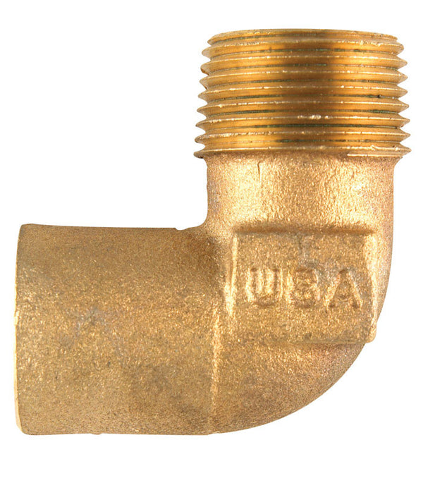 NIBCO BF0220LC LF 3/4" CXM 90 Elbow Forged, 0.785 ID, 0.75 OD, Solder, Bronze
