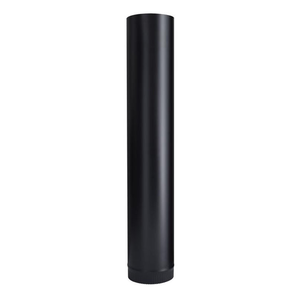 Imperial Manufacturing Stove Pipe 6 " Dia. X 36 " Black 24 Ga Steel(pack of 10) BM0120