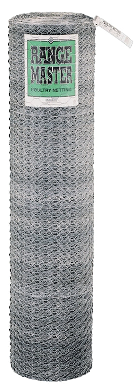 Rangemaster Galvanized Poultry Netting, 48" X 50', 20 Gauge