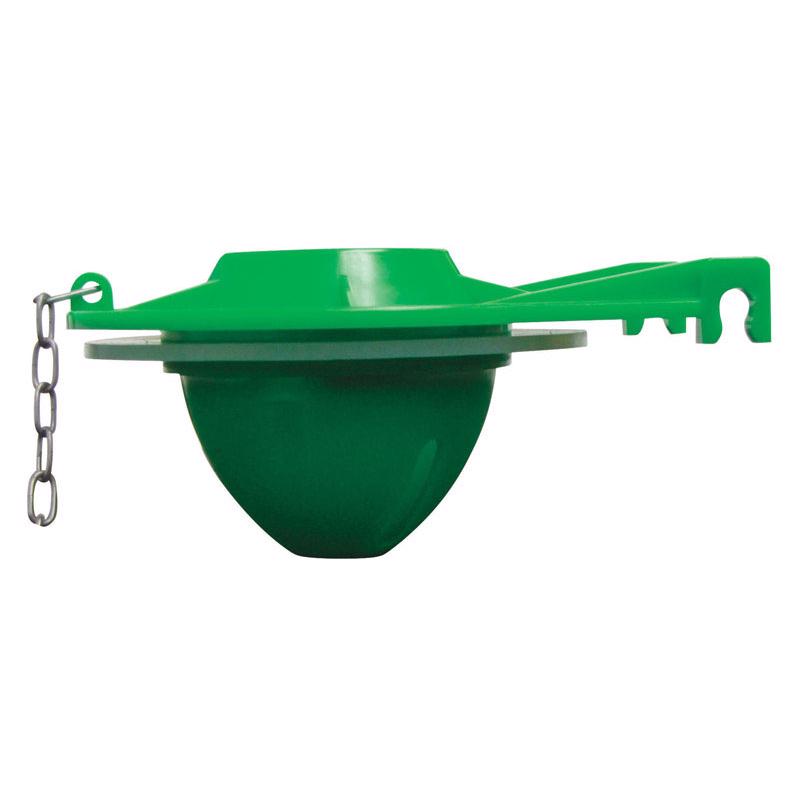 Plumb Pak K833-1 Adjustable Water Saving Toilet Tank Flapper for Use with 3 in. Flush Valve, 3-Inch, Green
