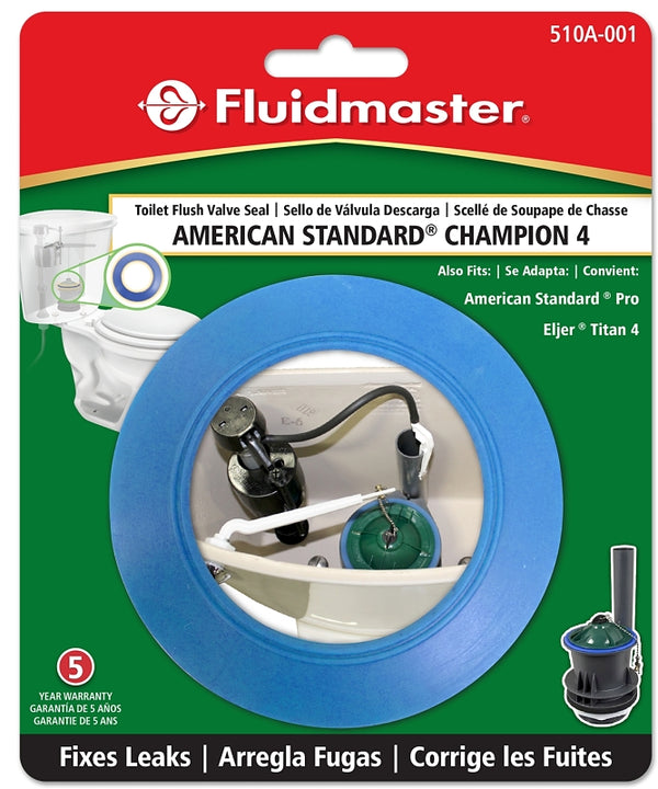 Fluidmaster 510A-001-P10 American Standard and Eljer Replacement Flush Valve Seal, Blue